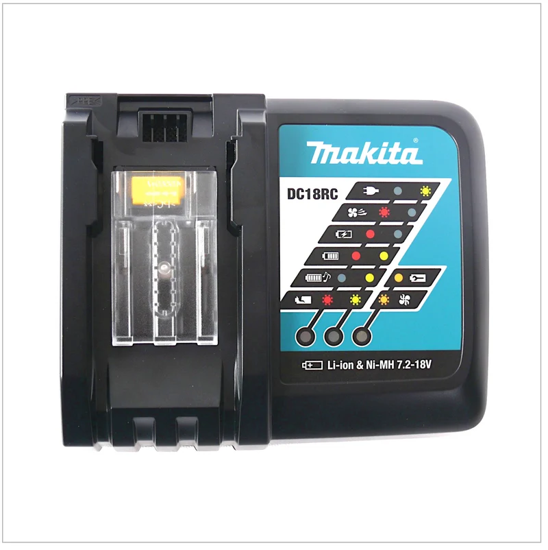 Makita DC 18 RC Akku Schnell-Ladegerät + Makita BL 1850 B - 18 V 5,0 Ah Li-Ion Akku