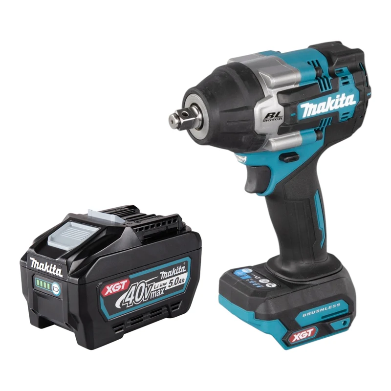 Makita TW 007 GT1 Akku Schlagschrauber 40 V max. 760 Nm 1/2'' Brushless + 1x Akku 5,0 Ah - ohne Ladegerät