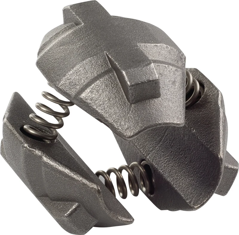 ROTHENBERGER Spannbackensatz Typ R600/R650 für 16+22 mm Spiralen – Ersatz-Spannbacken für Rohrreinigungsmaschinen