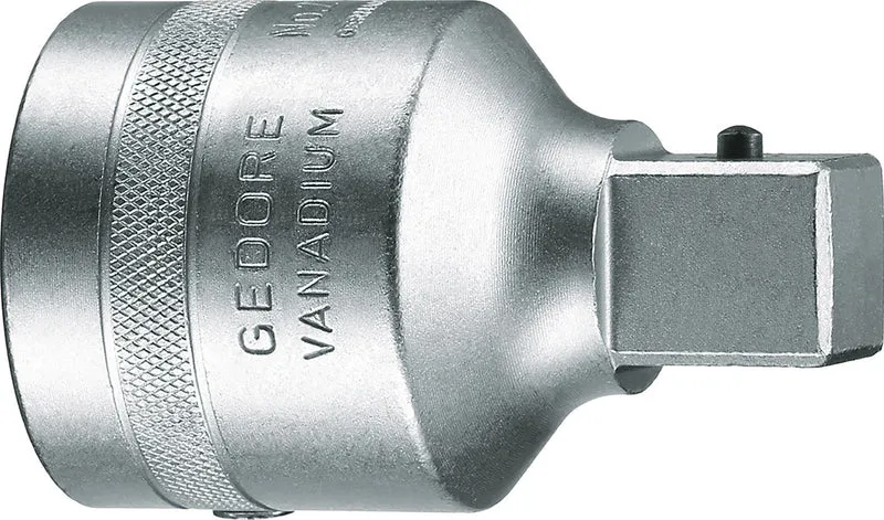 GEDORE Reduzierstück 2132 Vierkant 1 Zoll auf 3/4 Zoll, 75 mm, Vanadium-Stahl