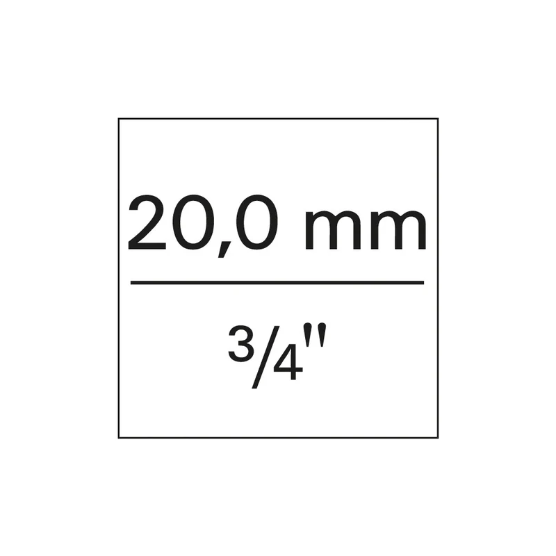 Durchsteckvierkant 3/4"