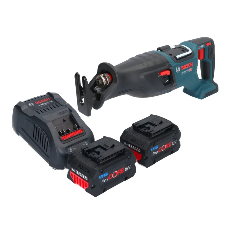 Bosch GSA 18V-28 Professional Akku Säbelsäge 18 V BITURBO Brushless + 2x ProCORE Akku 8,0 Ah + Ladegerät