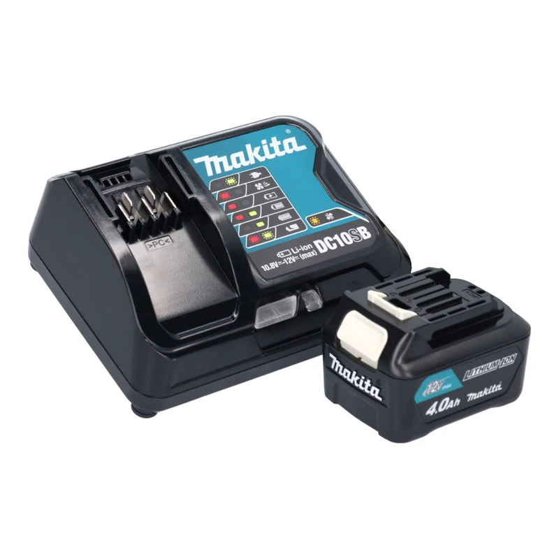 Makita UB 100 DSM1 Akku Gebläse 12 V max. + 1x Akku 4,0 Ah + Ladegerät