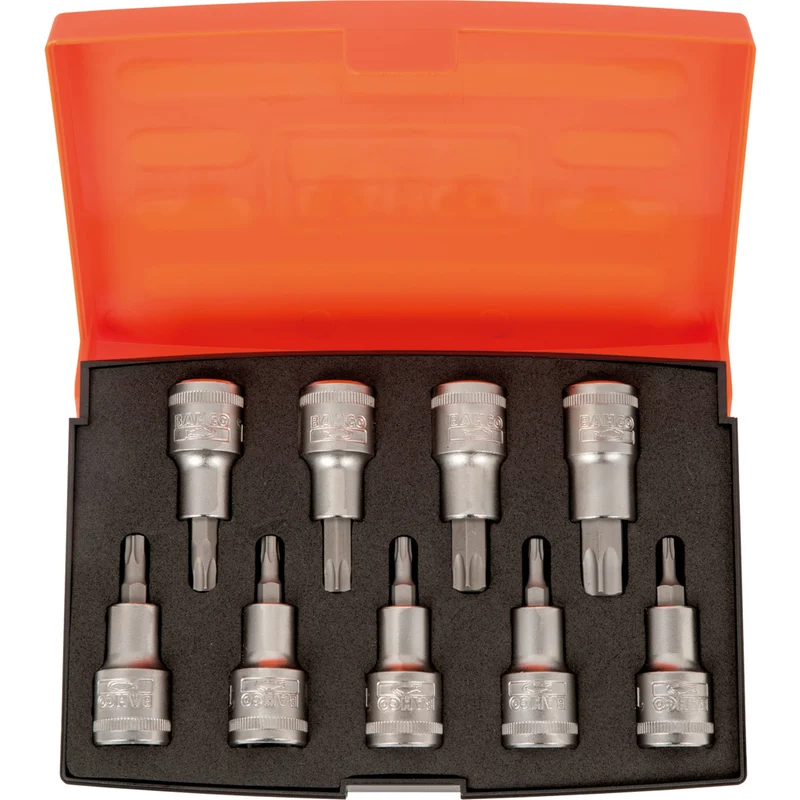 Steckschlüssel-Satz / TORX® / 1/2" / 9-teilig
