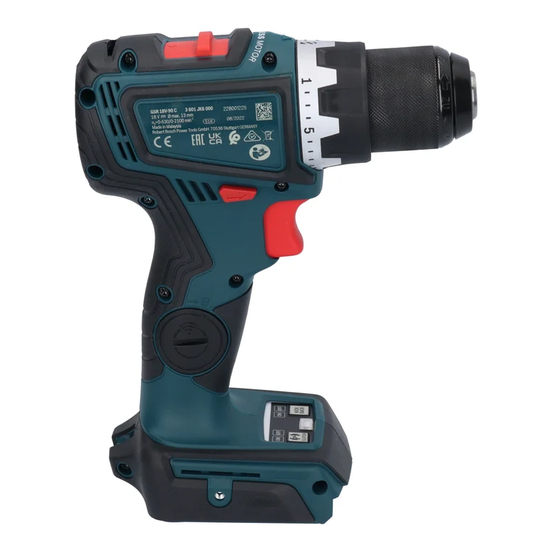 Bosch GSR 18V-90 C Professional Akku Bohrschrauber 18 V 64 Nm Brushless + 2x Akku 4,0 Ah + Ladegerät + L-Boxx