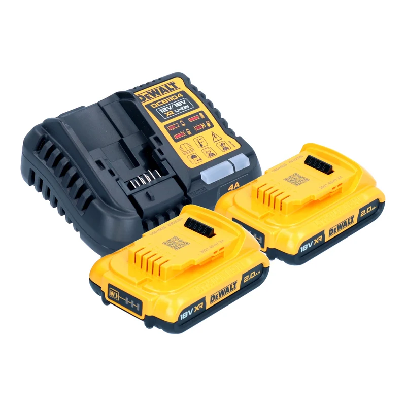 DeWalt DCD 999 D2T Akku Schlagbohrschrauber 18 V 95 Nm Brushless + 2x Akku 2,0 Ah + Ladegerät + TSTAK