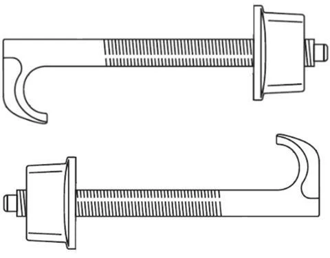 LAUFEN Montageset PRO für Kartell 812331/2 – Befestigung für Waschtisch-Schalen