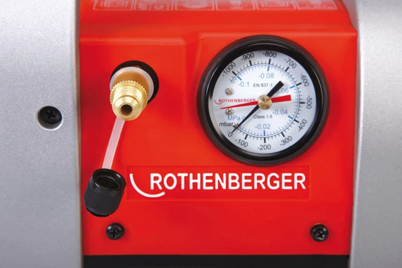 ROTHENBERGER Vakuumpumpe ROAIRVAC R32 6.0 – 170 l/min, 2-stufig, 220-240 V