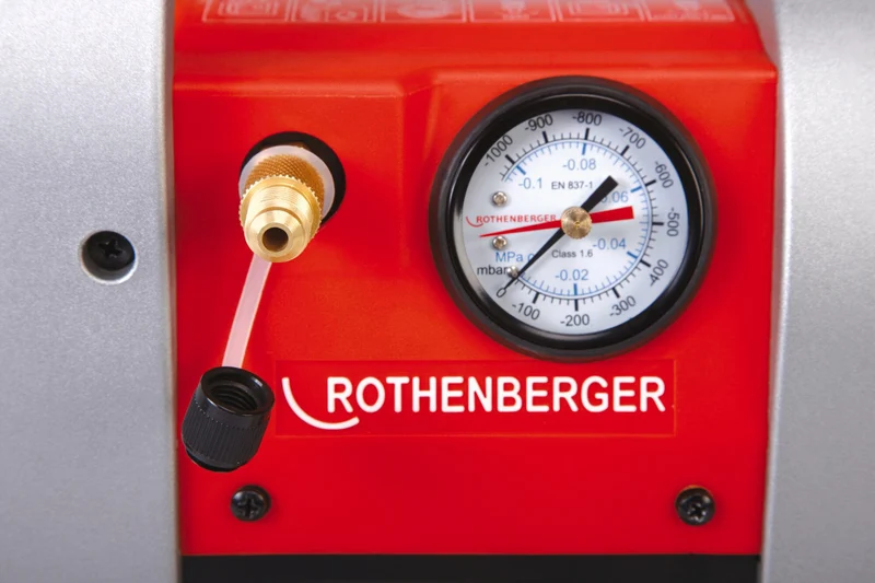 ROTHENBERGER Vakuumpumpe ROAIRVAC R32 6.0 – 170 l/min, 2-stufig, 220-240 V