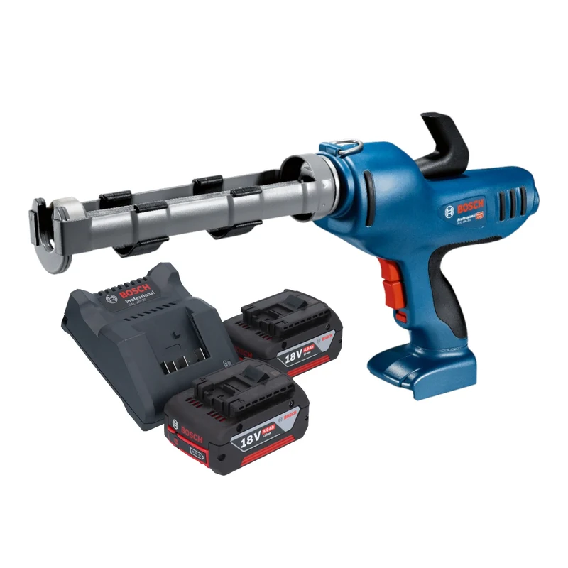 Bosch GCG 18V-310 Professional Akku Kartuschenpresse 18 V 310 ml 3,5 kN + 2x Akku 4,0 Ah + Ladegerät