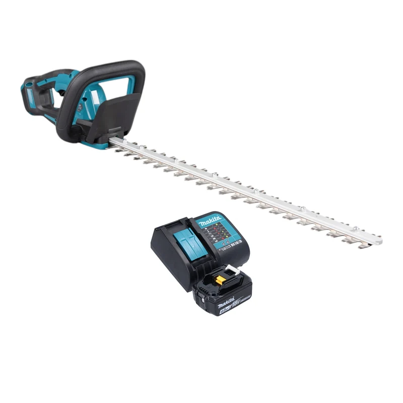 Makita DUH 606 SM Akku Heckenschere 18 V 600 mm Brushless + 1x Akku 4,0 Ah + Ladegerät