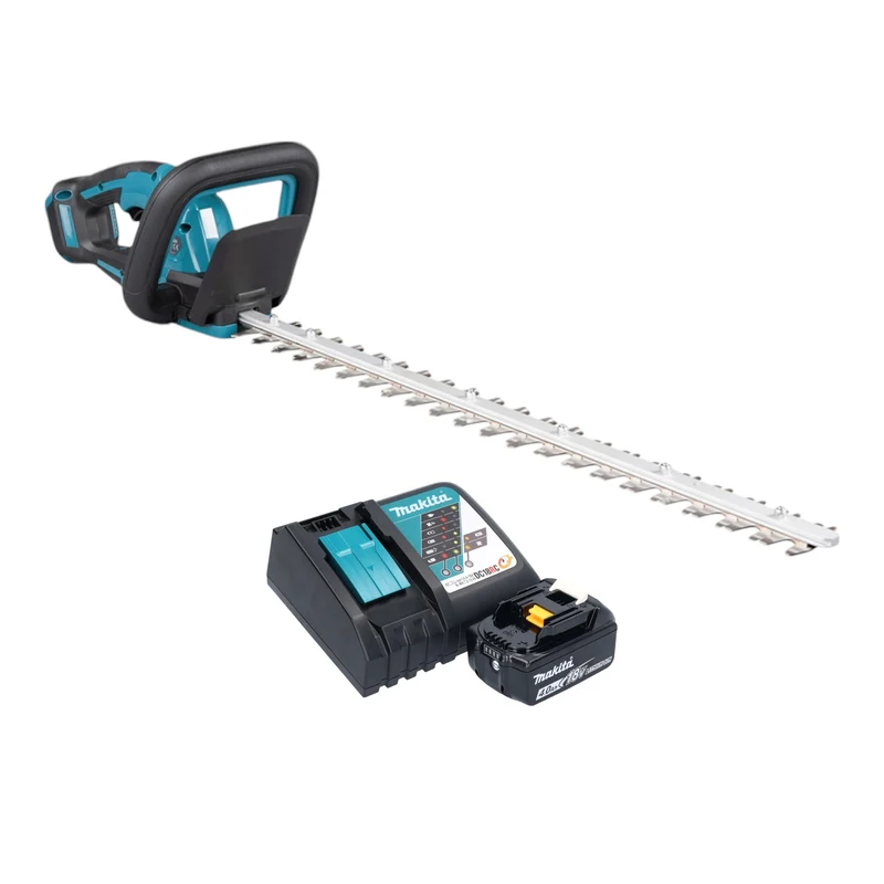 Makita DUH 606 RM Akku Heckenschere 18 V 600 mm Brushless + 1x Akku 4,0 Ah + Ladegerät