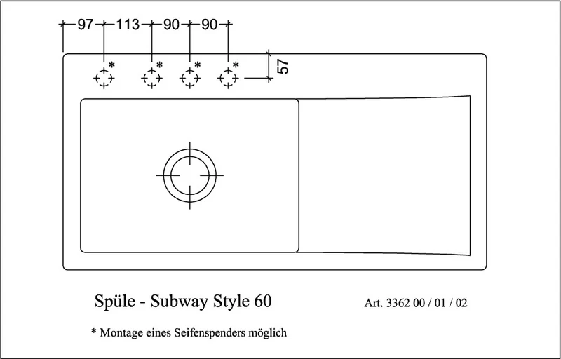 Villeroy & Boch Spültisch