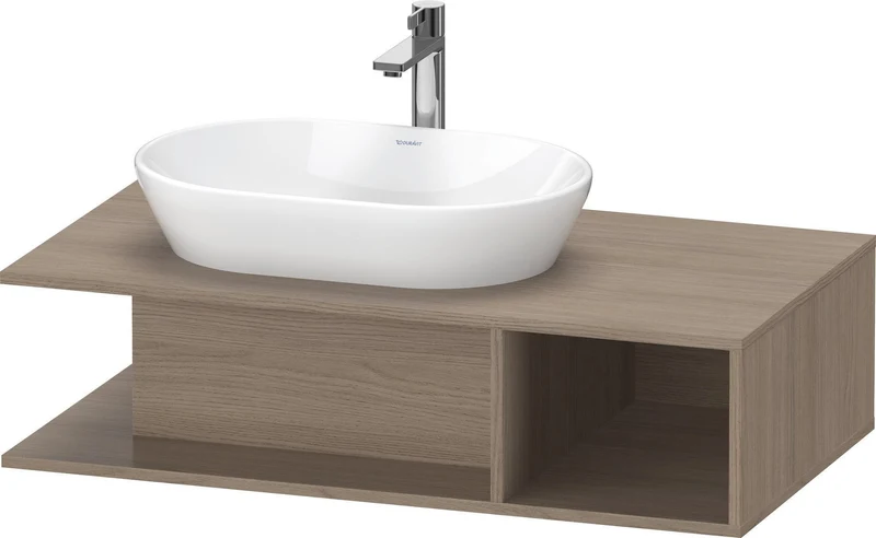 DURAVIT D-Neo WTU wandh.,1 offenes Fach r., Eiche Terra