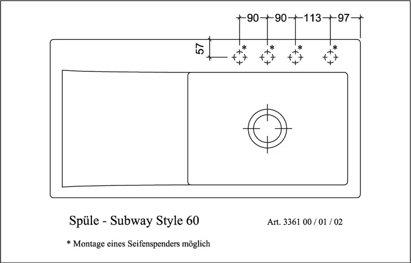 Villeroy & Boch Spültisch