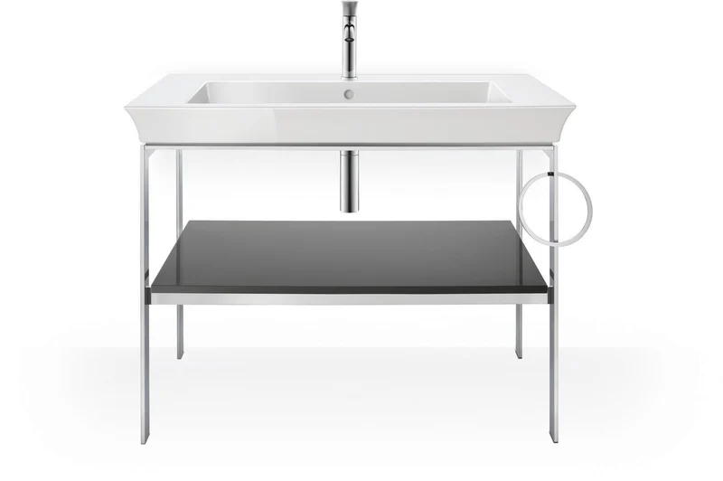 DURAVIT White Tulip Möbelwaschtisch mit Überlauf und WonderGliss