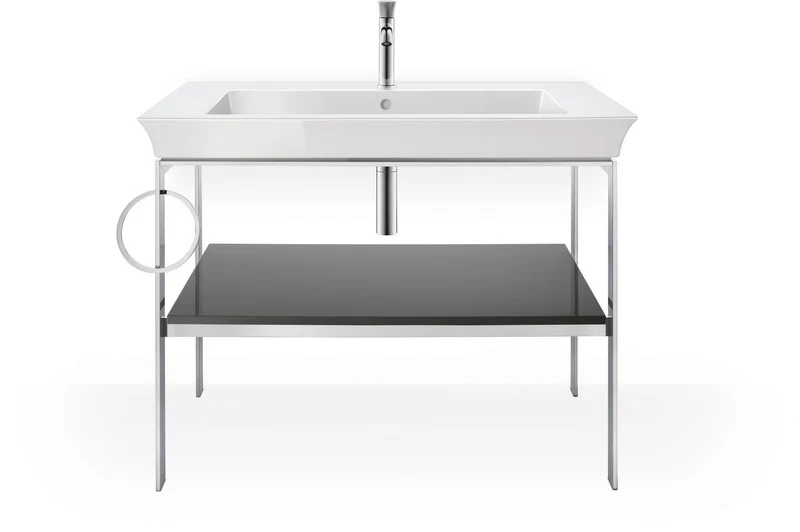 DURAVIT White Tulip Möbelwaschtisch mit Überlauf und WonderGliss