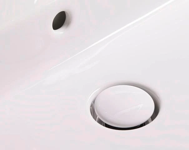 DURAVIT White Tulip Möbelwaschtisch mit Überlauf und WonderGliss