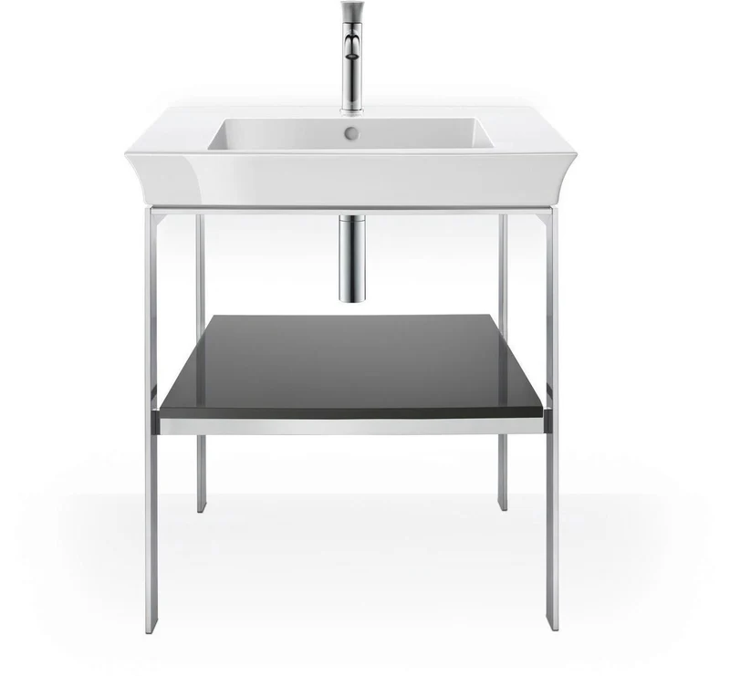 DURAVIT White Tulip Möbelwaschtisch mit Überlauf und WonderGliss