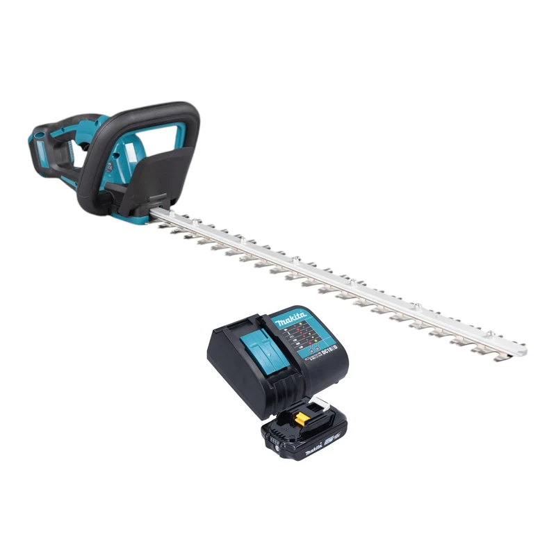 Makita DUH 606 SA Akku Heckenschere 18 V 600 mm Brushless + 1x Akku 2,0 Ah + Ladegerät