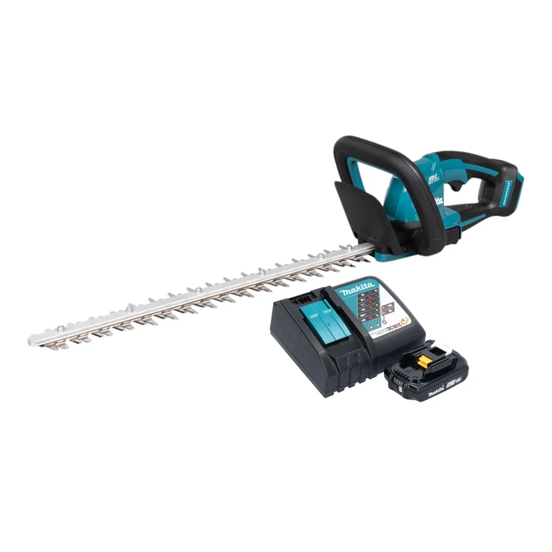 Makita DUH 506 RA Akku Heckenschere 18 V 50 cm Brushless + 1x Akku 2,0 Ah + Ladegerät