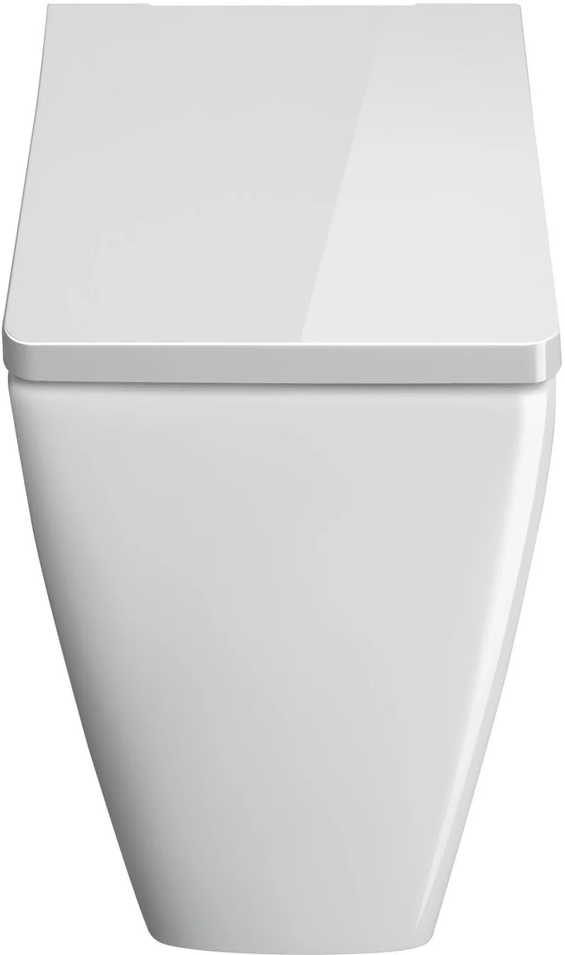 DURAVIT Urinaldeckel Viu mit Absenkautomatik, weiß, 345x315x37 mm, Edelstahl-Scharniere