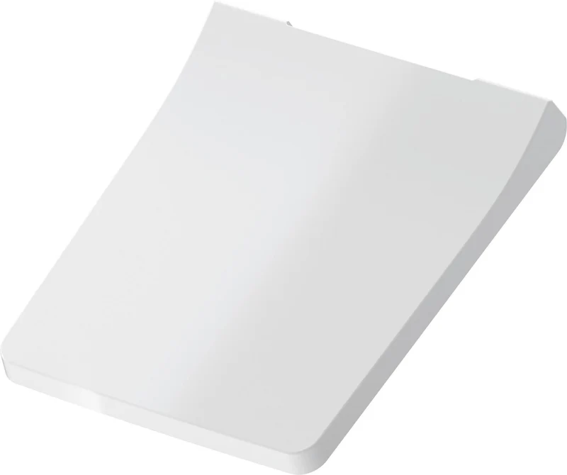 DURAVIT Urinaldeckel Viu mit Absenkautomatik, weiß, 345x315x37 mm, Edelstahl-Scharniere