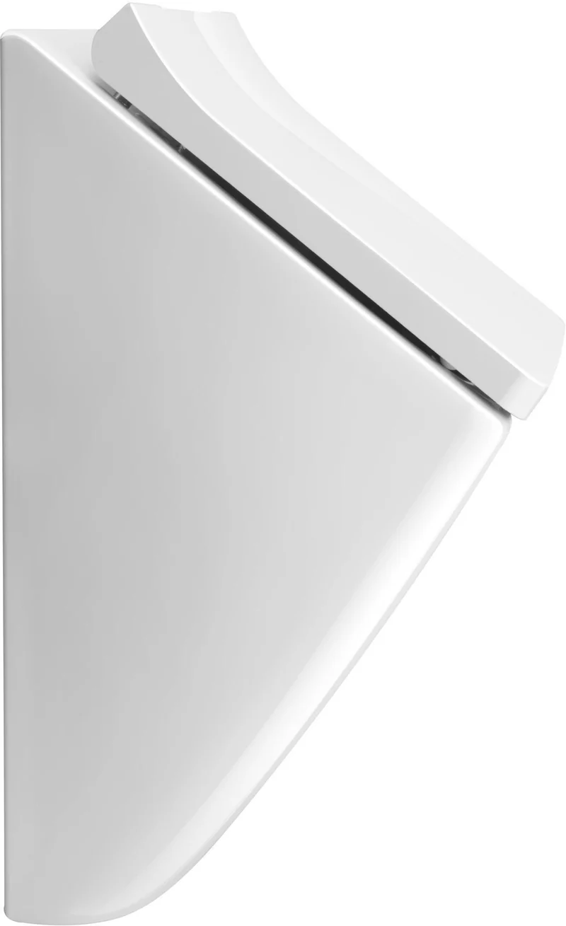 DURAVIT Urinaldeckel Viu mit Absenkautomatik, weiß, 345x315x37 mm, Edelstahl-Scharniere
