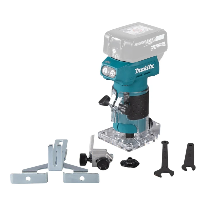 Makita DRT 52 Z Akku Kantenfräse 18 V 6 mm Brushless Solo - ohne Akku, ohne Ladegerät