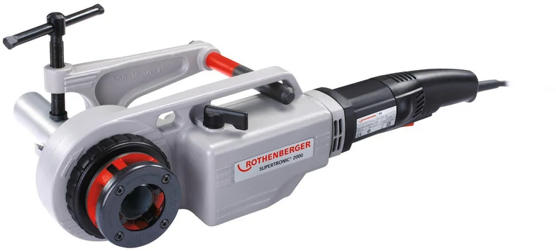 ROTHENBERGER SUPERTRONIC® 2000 Gewindeschneidmaschine Set BSPT R 1/2-2 Zoll 1010 W