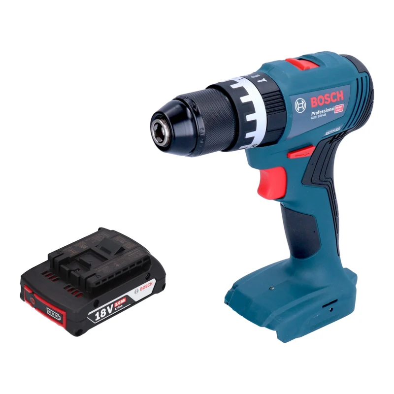 Bosch GSB 18V-45 Professional Akku Schlagbohrschrauber 18 V 45 Nm Brushless + 1x Akku 2,0 Ah - ohne Ladegerät