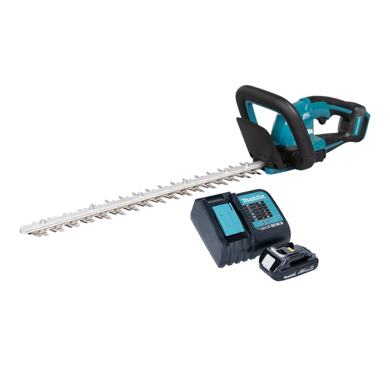 Makita DUH 506 SY Akku Heckenschere 18 V 50 cm Brushless + 1x Akku 1,5 Ah + Ladegerät
