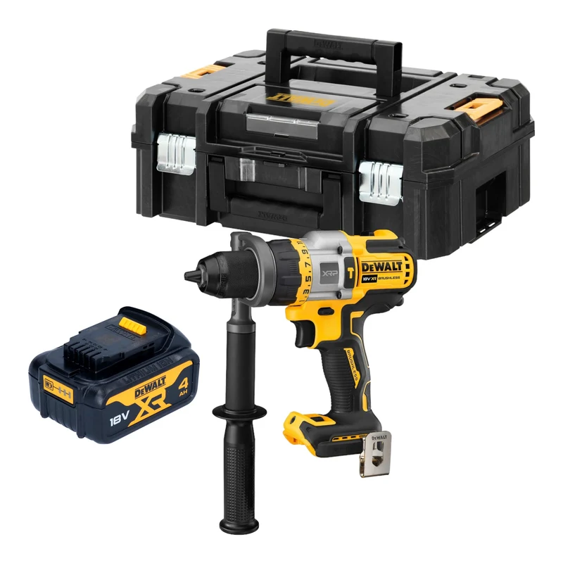DeWalt DCD 999 NT Akku Schlagbohrschrauber 18 V 95 Nm Brushless + 1x Akku 4,0 Ah + TSTAK - ohne Ladegerät