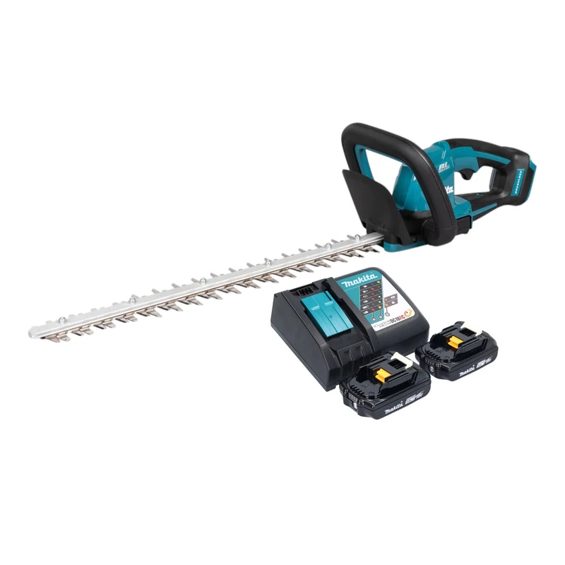 Makita DUH 506 RA2 Akku Heckenschere 18 V 50 cm Brushless + 2x Akku 2,0 Ah + Ladegerät