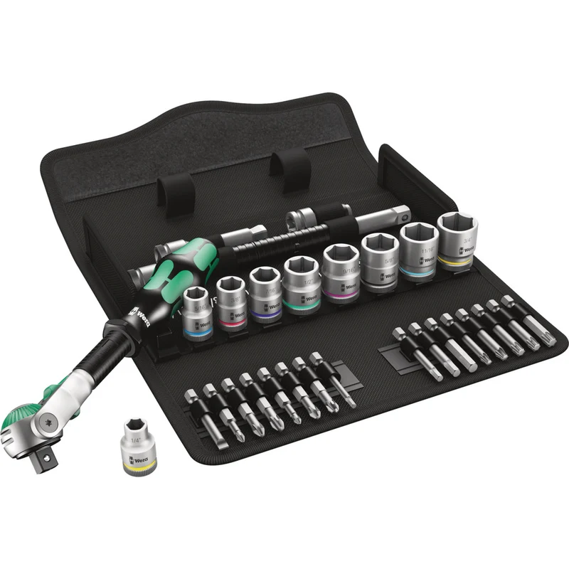 Zyklop Speed-Knarrensatz 8100 SB 9 / 29-teilig / 3/8", zöllig