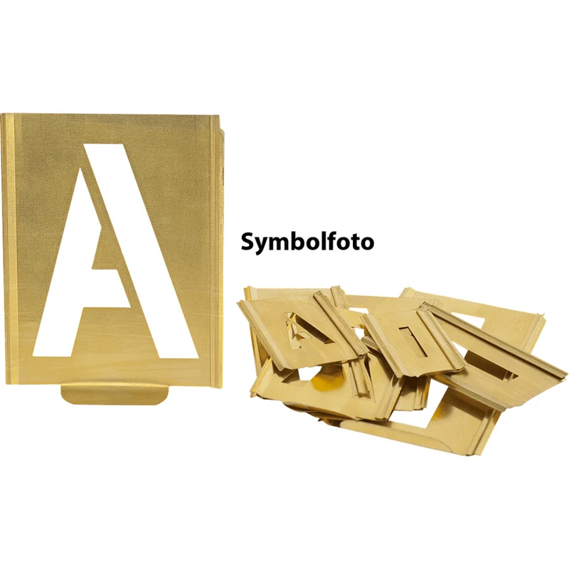 Signierschablone A-Z