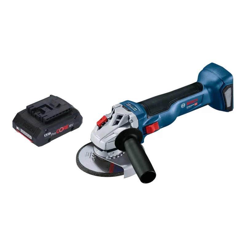 Bosch GWS 18V-10 Professional Akku Winkelschleifer 18 V 125 mm Brushless + 1x ProCORE Akku 4,0 Ah - ohne Ladegerät