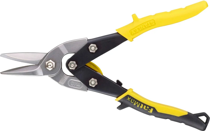 STANLEY MAXSTEEL Blechschere 250 mm – für Blech bis 1,2 mm und Edelstahl bis 0,7 mm