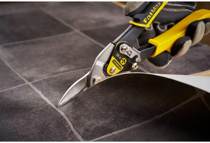 STANLEY MAXSTEEL Blechschere 250 mm – für Blech bis 1,2 mm und Edelstahl bis 0,7 mm