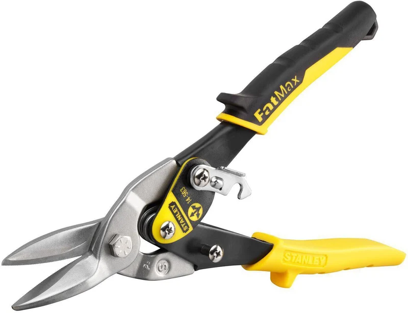STANLEY MAXSTEEL Blechschere 250 mm – für Blech bis 1,2 mm und Edelstahl bis 0,7 mm