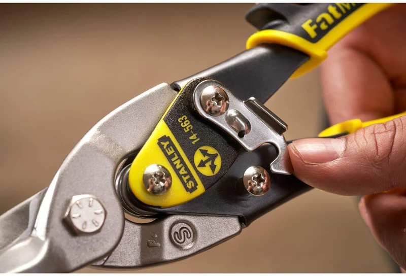 STANLEY MAXSTEEL Blechschere 250 mm – für Blech bis 1,2 mm und Edelstahl bis 0,7 mm