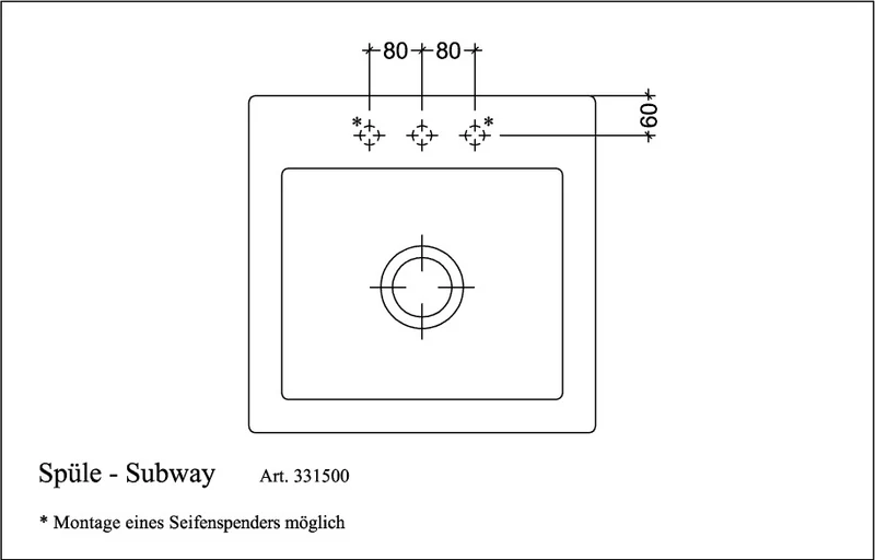 Villeroy & Boch Spültisch