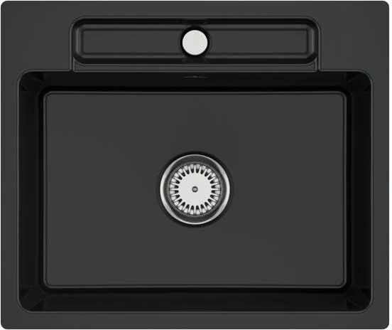 VILLEROY & BOCH SP Siluet 60 S flat 600x510mm IB reversibel TC Ebony cplus