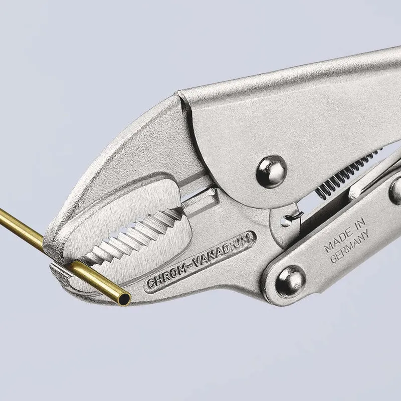 KNIPEX Gripzange 250 mm – Einhandbedienung, max. 40 mm Spannweite, Kniehebelübersetzung
