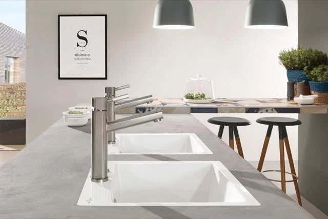 VILLEROY & BOCH SP Subway 50 S flat 490x475mm Spülbecken mtig Keram Ebony c+