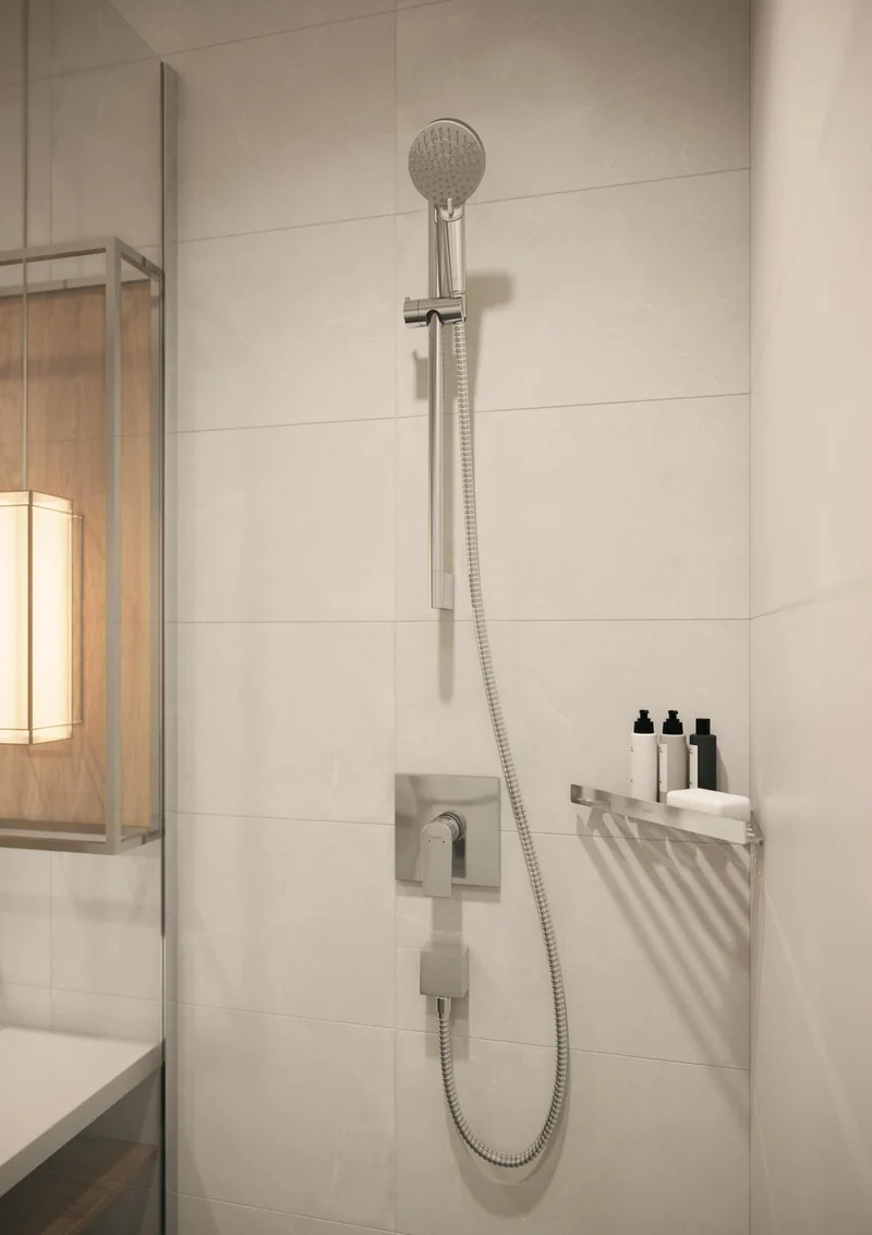 Hansgrohe VERNIS Blend Brauseset Vario/Unica 650 mm Chrom – Handbrause mit 2 Strahlarten