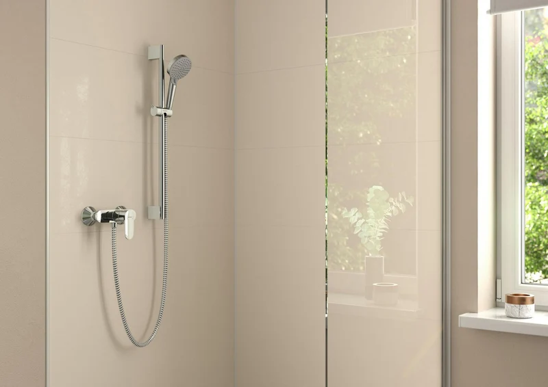 Hansgrohe VERNIS Blend Brauseset Vario/Unica 650 mm Chrom – Handbrause mit 2 Strahlarten