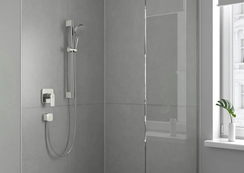 Hansgrohe VERNIS Blend Brauseset Vario/Unica 650 mm Chrom – Handbrause mit 2 Strahlarten