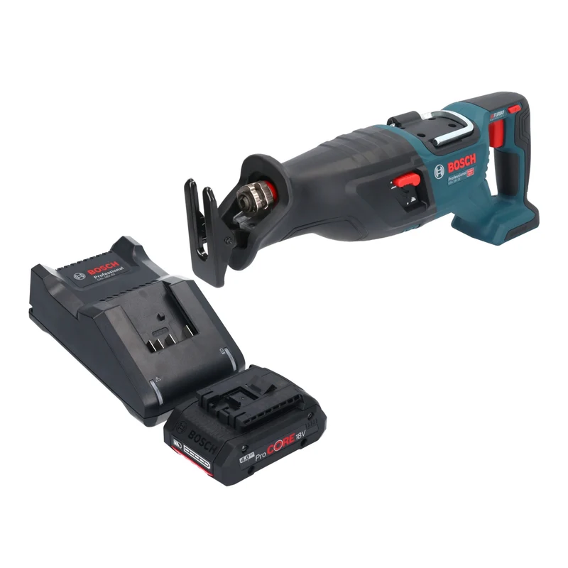 Bosch GSA 18V-28 Professional Akku Säbelsäge 18 V BITURBO Brushless + 1x ProCORE Akku 4,0 Ah + Ladegerät