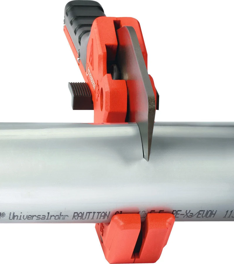 ROTHENBERGER ROCUT® 42 TWIN CUT Kunststoffschere für PE/PEX/PB/PVC/PPR Rohre bis 42 mm